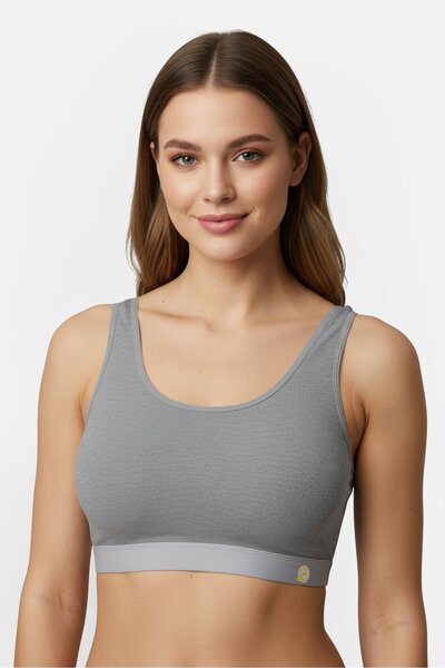 Chinese Laundry Women Brand Logo Padded Seamless Bra, Multicolor