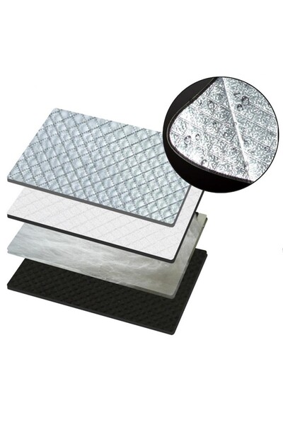 Zet Windshield and mirrors cover with protection against frost or sun rays, 185x97 cm