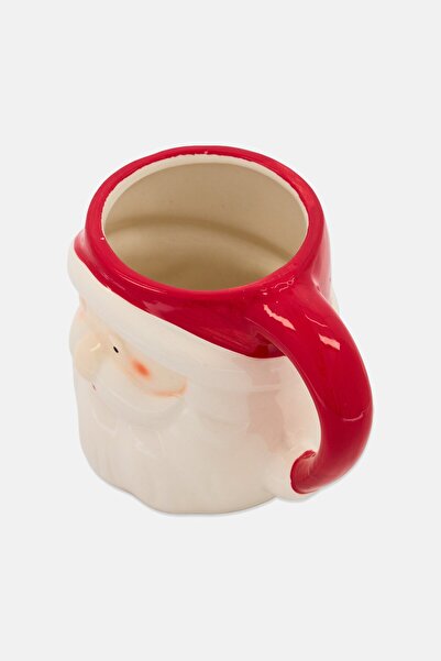 Muy Mucho Porcelain Santa Claus Mug, Red
