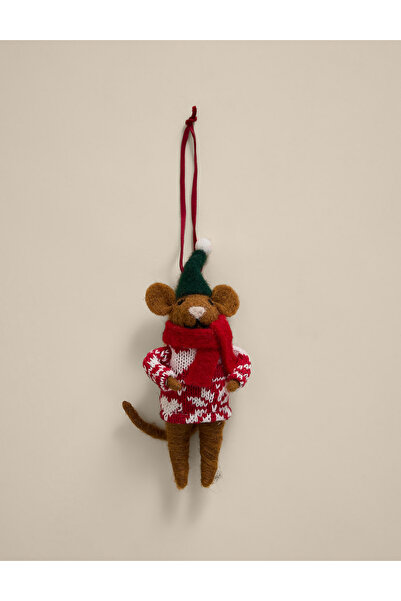 Marks & Spencer Keçe Asmalı Fare Yılbaşı Süsü
