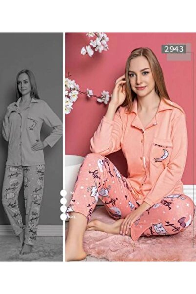 zahyat Women's Cotton Pajama in Peach Color with Cute Prints – Home Comfort and Elegance