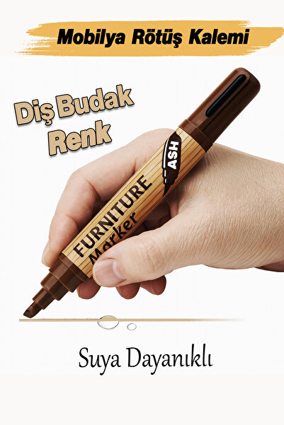 Badem10 External Wood Color Furniture Touch-Up Pen Wood Table Coffee Table Cabinet Pen Hardwood Scratch Remover Covers Cracks