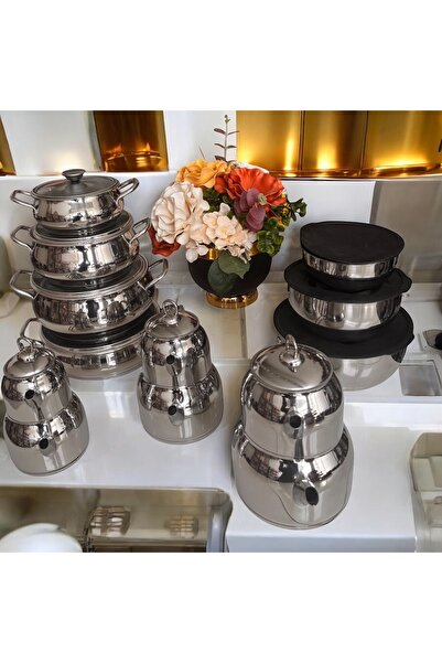 BARITCIOGLU Cookware Teapot Storage Containers 20 Piece Set