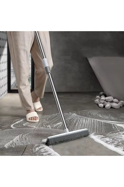 BLUE SİDE Çok Amaçlı Çekpas Kauçuk Uçlu Çekpas Mop Tüy Temizleyici Çekpas Mop Ev Araba Zemin Temizliği