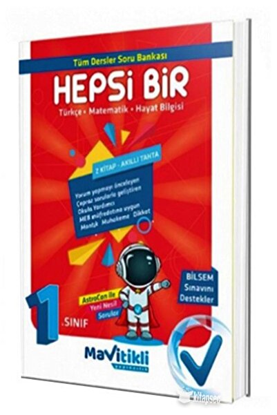 Mavitikli Yayıncılık MAVİTİKLİ 1.Sınıf Hepsi Bir Tüm Dersler Soru Bankası