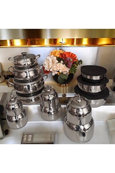 BARITCIOGLU Cookware Teapot Storage Containers 20 Piece Set
