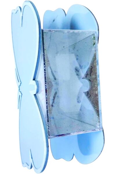 Generic Butterfly-Shaped Acrylic Flower Stand, Modern Floral Display for Tables and Shelves