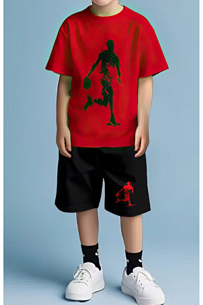 CACTUS COLLECTION SET DE TRIOCURI, PANTALONI SCURTI CU PRINT FOTBALIST