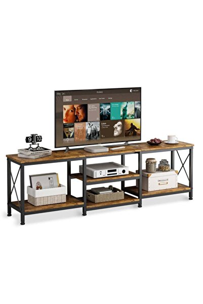 DASEN 180x40x60cm TV Stand Console for TVs up to 75" Brown