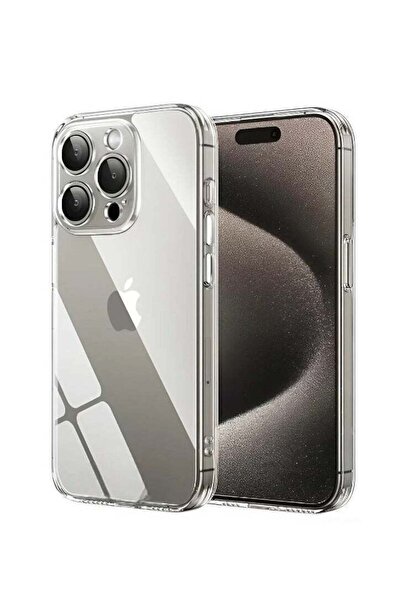 no markte جراب S-Top شفاف لهاتف iPhone 15 Pro - حماية من السقوط والخدوش، مقاو...