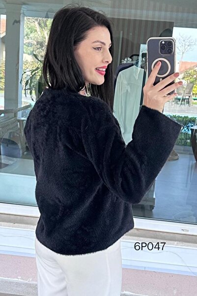 İnce Topuk Prive Series Tied Beard Knitwear Cardigan 6P047