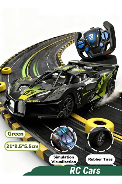 Generic RC Remote Control Racing Car Toy Rechargeable Toy Racing Car 1:20 Diecast Collectible Car Toy