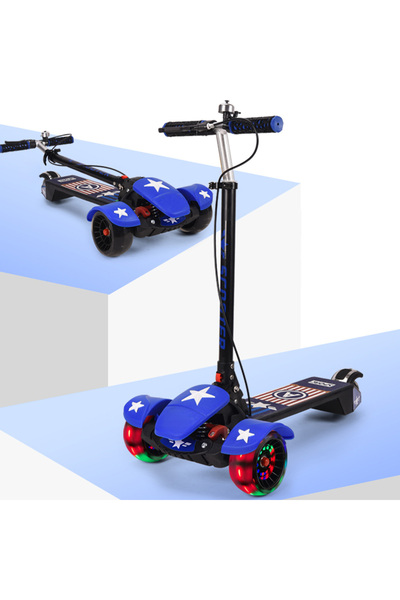 Ominii Kids scooter, For 3 to 12 years old,Foldable scooter with light and mu...