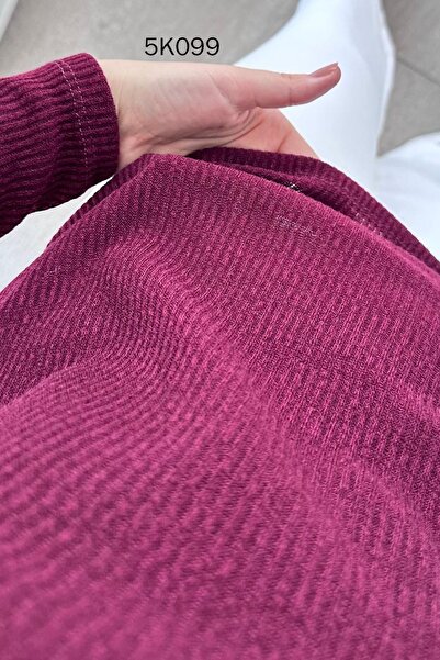 İnce Topuk V-Neck Knitwear Blouse 5K099