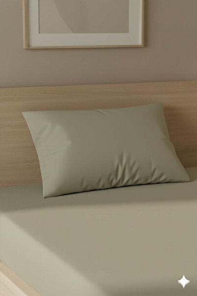 FAVORA 100% Cotton Ranforce Premium Single Bed Sheet Set - Mink