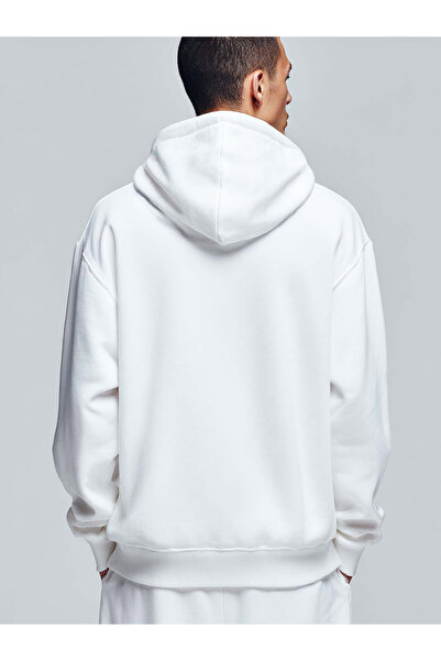 MIXSNOW Oversized Printed Hooded Sweatshirt-Trendy Casual Style Relaxed-Fit Hoodie with Stylish Graphic