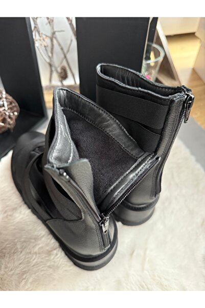 Miarma Designs Best boots, natural leather + textile