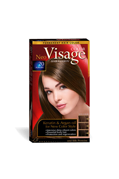 VİSAGE Vopsea de par Neo Keratin & Argan OiL 20 Auburn