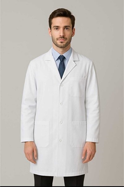 Mastex Doktor Hemşire Eczacı Öğretmen Uzun Kol Uzun Boy Çıtçıtlı Erkek Klasik...