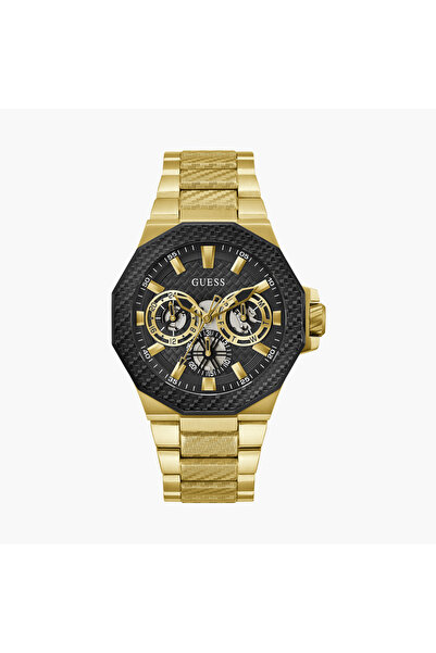 Guess Men's 45 MM Black Chronograph Stainless Steel Watch GW0636G2