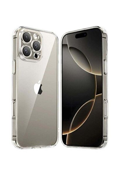 no markte جراب S-Top الشفاف المقاوم للصدمات من مادة TPU لهاتف iPhone 16 Pro M...