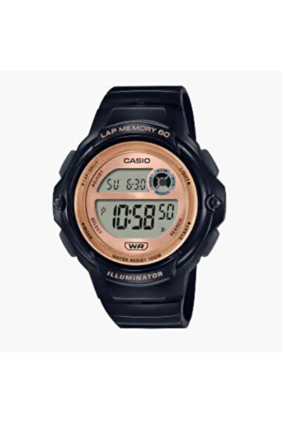 Casio ساعة رقمية نسائية بحزام أسود - LWS-1200H-1AVDF