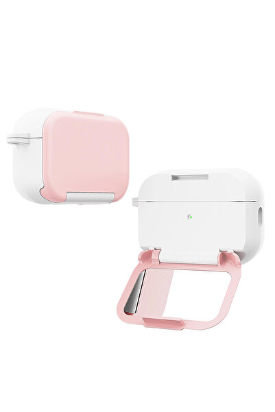 CaseOnn غطاء حماية لسماعات أبل إيربودز برو/برو الجيل الثاني مع ميزة الحامل وغ...