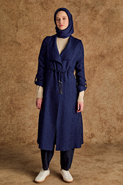 Setrms Dokulu Lyocell Stoper Kuşaklı Kap