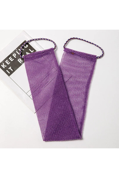 choice2 منشفة استحمام أرجوانية من إسفنجة تقشير شبكية أفريقية للظهر