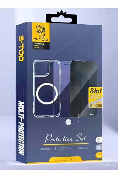 no markte حزمة الحماية الكاملة لهاتف iPhone 11 Pro Max (iPhone 11 Pro Max) - حزمة بلوتو الأصلية (8 في 1)