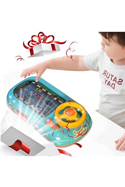 Sale4u Car Simulator Toy for Children with Steering Wheel