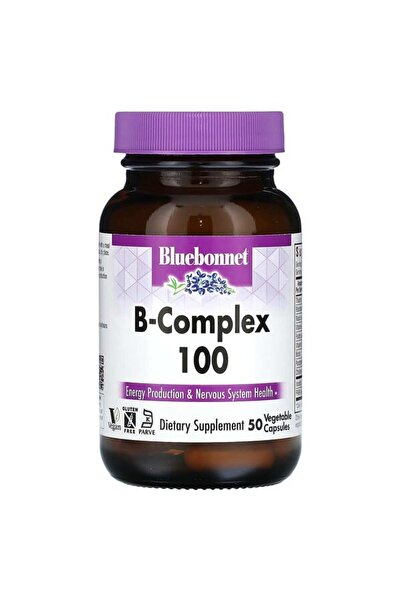 Bluebonnet B-Complex 100 (50 Vegetable Capsules)