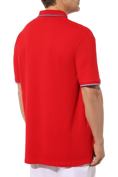 PAUL&SHARK MEN'S KNITTED POLOSHIRT C.WCOTTON