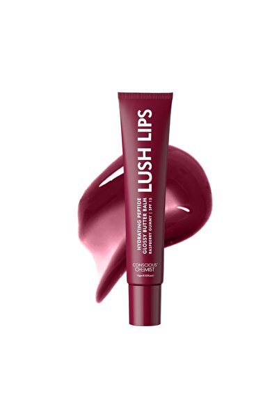 CONSCIOUS CHEMIST مرطب شفاه ببتيد - شفاه غنية مع عامل حماية من الشمس 15 | 15 جم