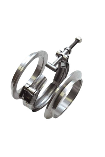 Universal Clemă cu bandă în V și flanșă, 76 mm