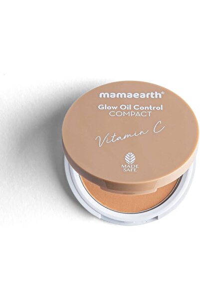 Mamaearth Glow Oil Control Compact 04 Almond Glow - 9 g