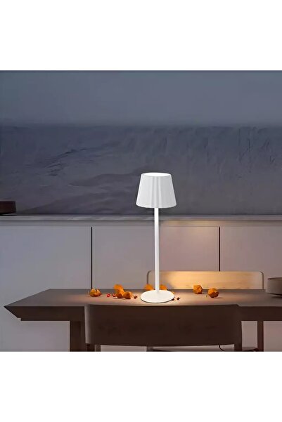 Generic Bedside Table Lamp, USB Switch Cable LED Bedroom Lamp, Nightstand Desk Lamp, White