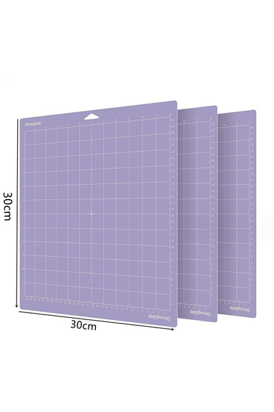 Choice3 3 قطع أرجوانية 1/3 قطع حصيرة قطع كاميو سيلويت المحمولة البديلة لقطع كريكت اللاصق من البولي فينيل كلوريد