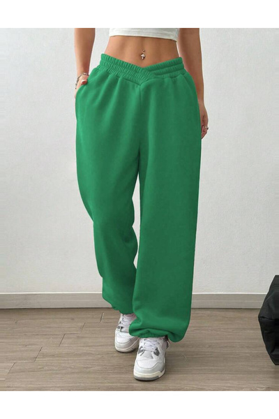 Sheya Shein sweatpants, green