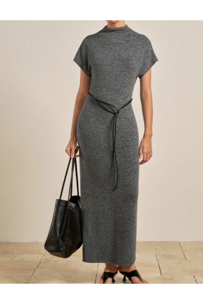 Sheya Shein maxi dress, gray