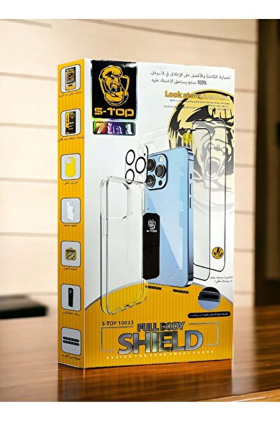 no markte حزمة حماية كاملة لهاتف iPhone 14 Pro (7 في 1)