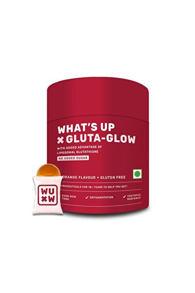 What's Up حلوى جلوتا جلو بدون سكر مضاف - عبوة 15 يومًا