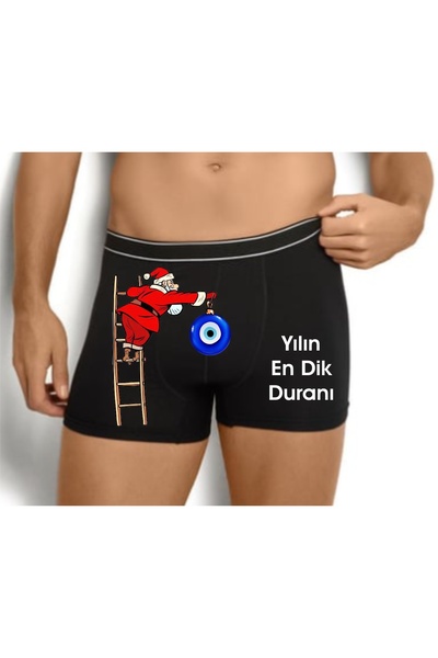 baskideyinceakla Cel mai înalt în picioare de pe anul acesta de Crăciun cu imprimeu boxeri