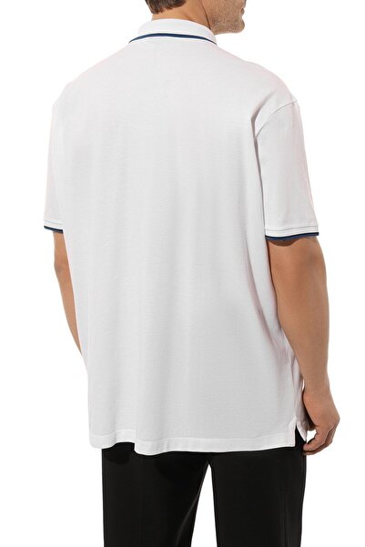 PAUL&SHARK MEN'S KNITTED POLOSHIRT C.WCOTTON