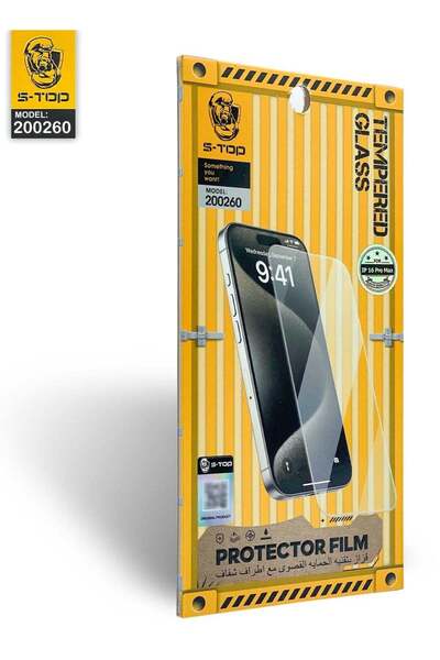 no markte S-TOP أقصى حماية لشاشة هاتفك – واقي شاشة زجاجي قوي لهاتف iPhone 16 ...