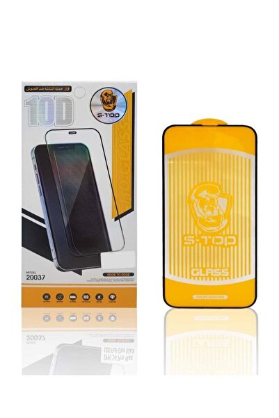 no markte واقي شاشة شفاف أصلي من S-TOP بتقنية 10D لهاتف iPhone 16 Pro