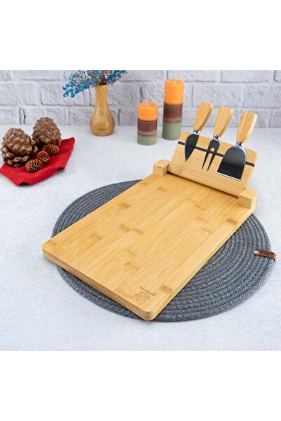 Ünsal Showroom Castello 4 Piece Cheese Serving Set B5953