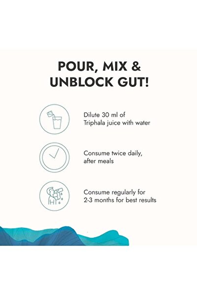 KAPİVA Triphala Juice | 100% Ayurvedic | Relieves Constipation & Improves Digestion | No Added Sugar