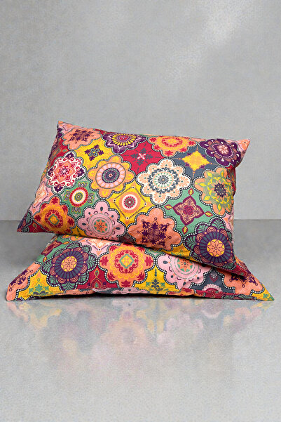 Menderes Home Cotton Collection Ranforce 2-Piece Pillowcase Harmoni