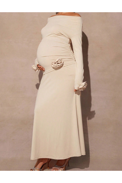 Sheya Shein maxi dress, cream